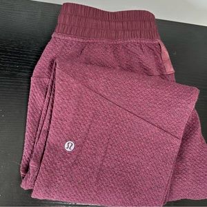 Lululemon Men’s At Ease Joggers in maroon. Size small, brand new never worn.
